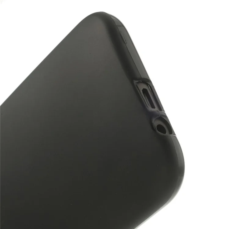 Black Double-sided Matte TPU Case Accessory for HTC One M8 (Glossy Edges)