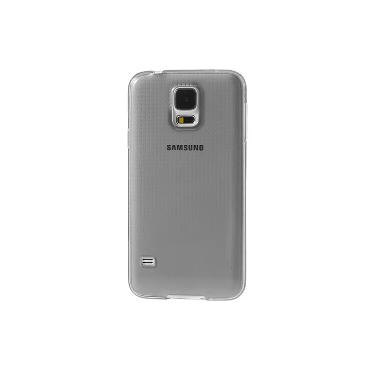 Ultra Slim 0.5mm Soft TPU Case for Samsung Galaxy S5 G900F G900I - Transparent Grey
