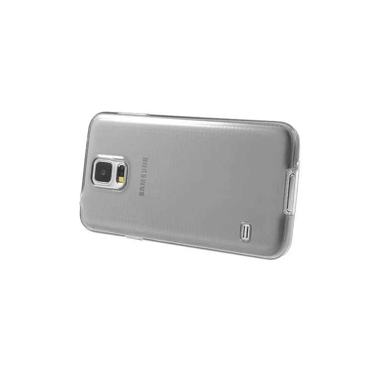 Ultra Slim 0.5mm Soft TPU Case for Samsung Galaxy S5 G900F G900I - Transparent Grey