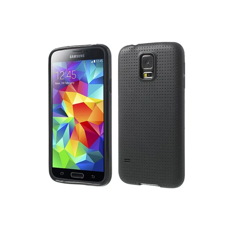 Black Dream Mesh TPU Skin Case for Samsung Galaxy S5 G900