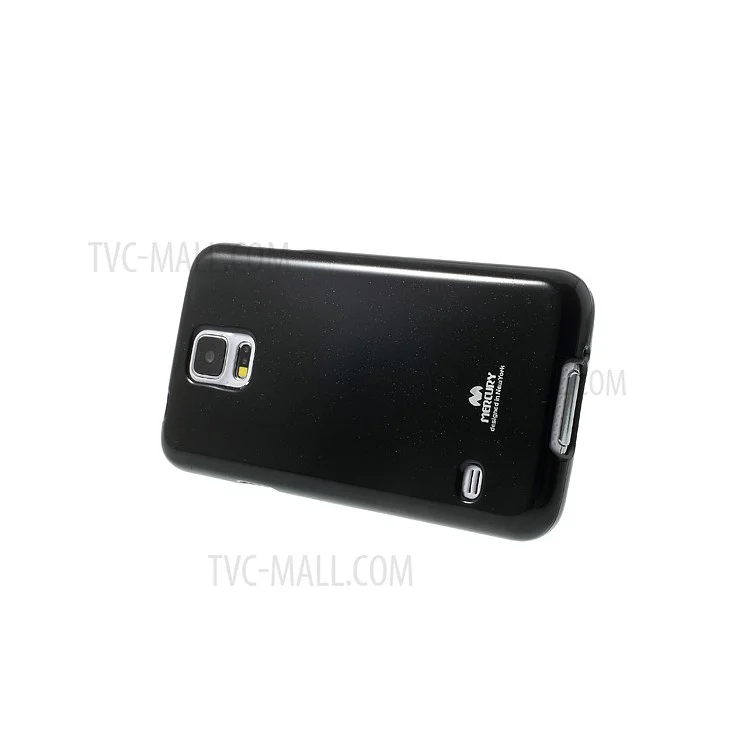 Black Mercury Shimmering Powder TPU Case for Samsung Galaxy S5 G900