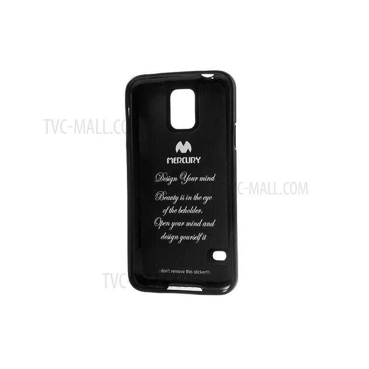 Black Mercury Shimmering Powder TPU Case for Samsung Galaxy S5 G900