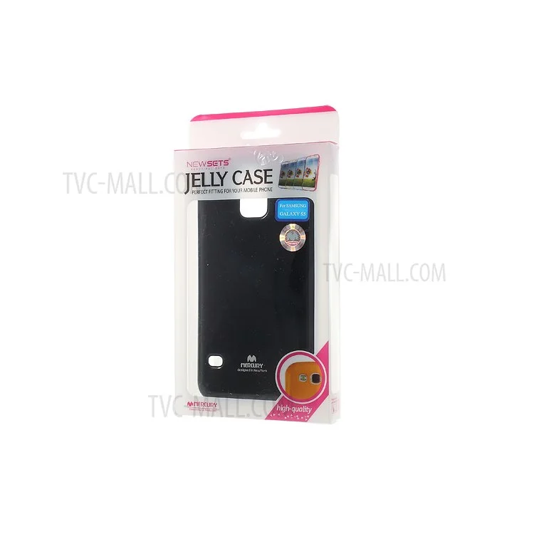 Black Mercury Shimmering Powder TPU Case for Samsung Galaxy S5 G900