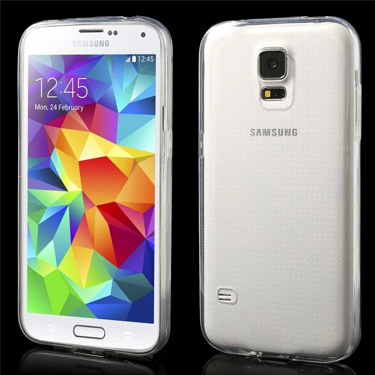 Transparent Ultrathin 0.6mm Soft TPU Gel Case for Samsung Galaxy S5 G900
