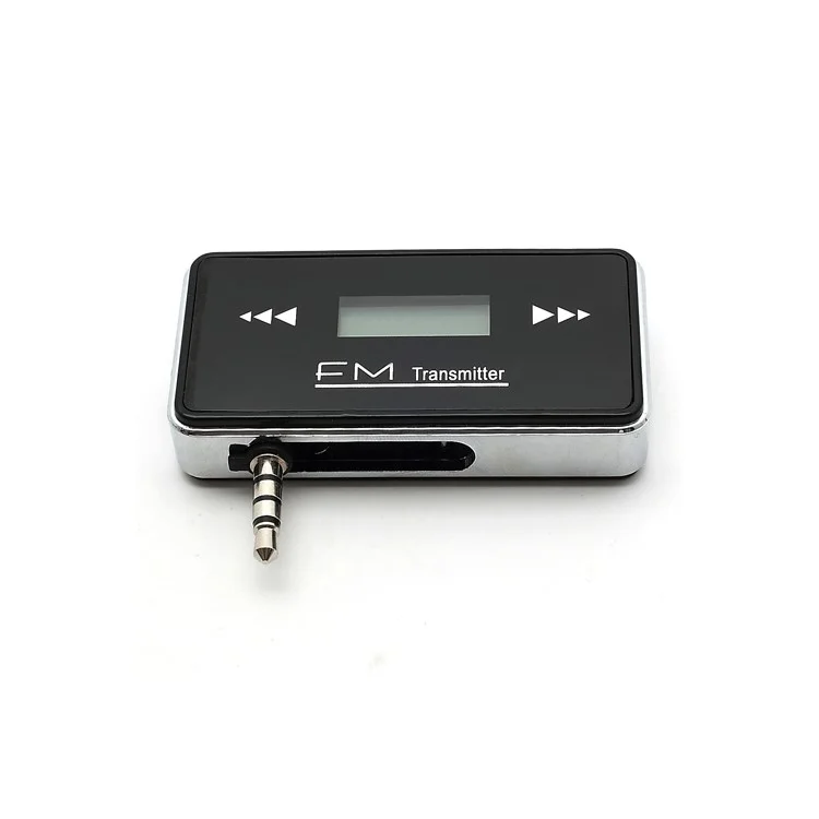 Universal 90 Degree Foldable 3.5mm Jack Mini Car Stereo FM Transmitter for iPod iPhone Samsung HTC Blackberry Etc