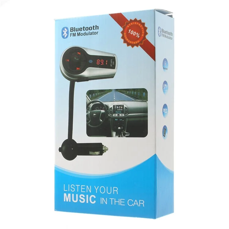 Bluetooth FM Transmitter Hands-free MP3 Player Car Kit w/ Remote Controllers