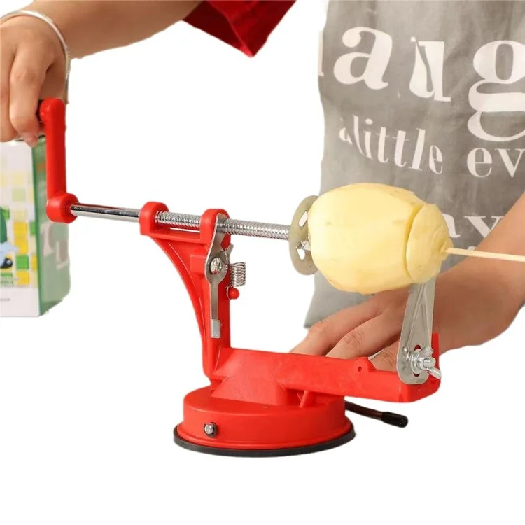 Apple Pear Fruit Potato Peeler Corer Slicer Cutter Machine Kitchen Tool