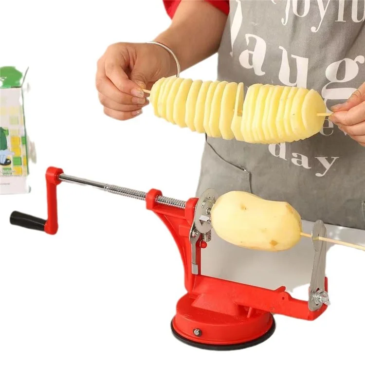 Apple Pear Fruit Potato Peeler Corer Slicer Cutter Machine Kitchen Tool