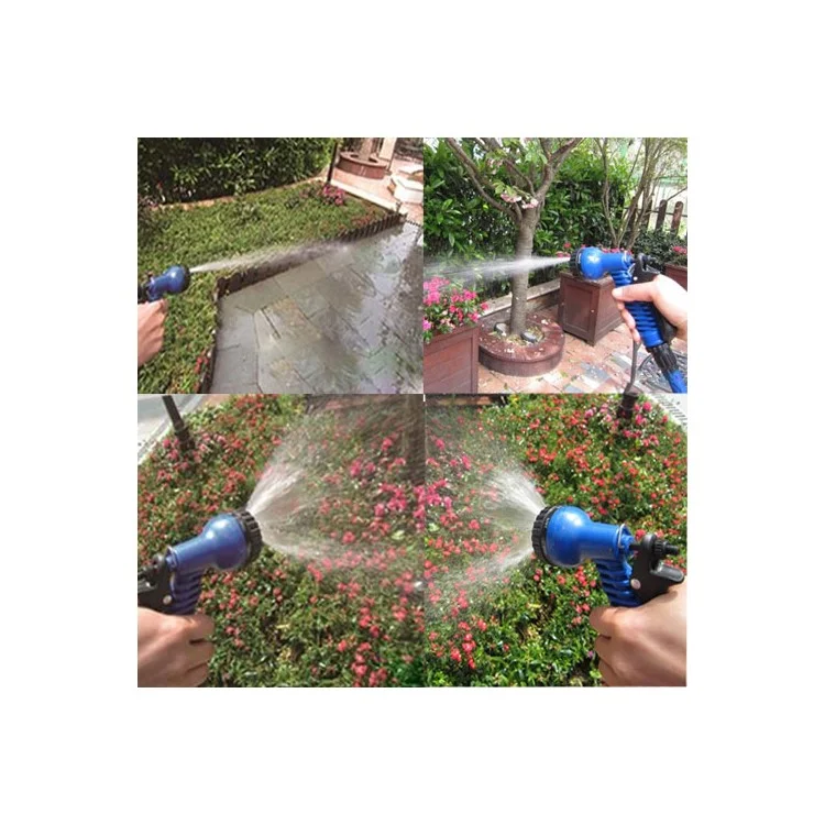 Expandable & Flexible Water Garden Pipe Water Hose Blue, Length: 7.85M
