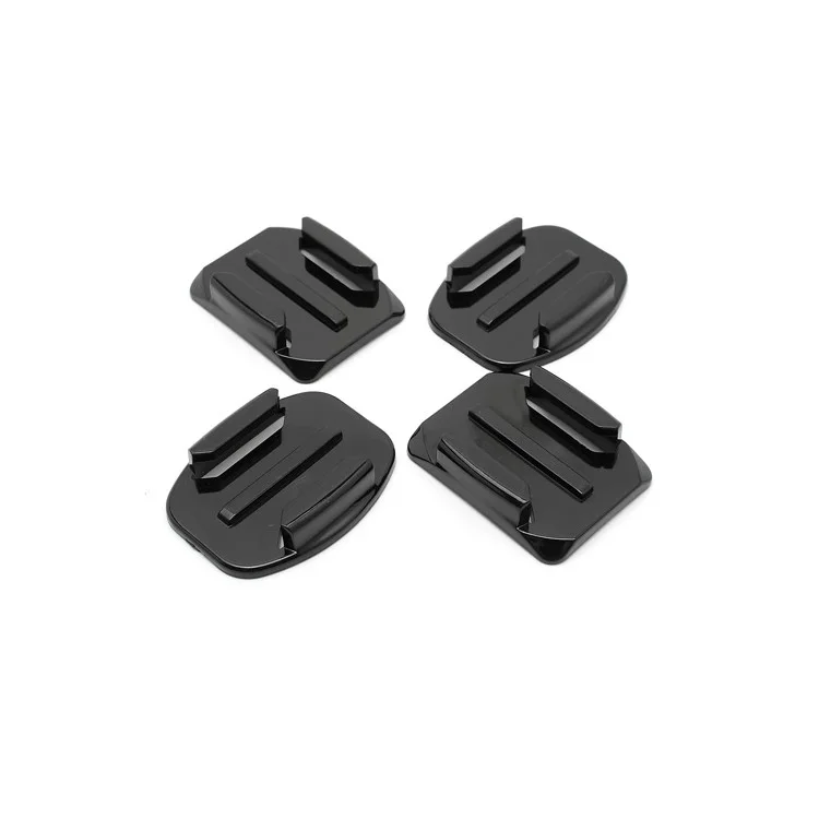 2 Curved Surface + 2 Flat Surface Adapters + 4 Adhesive Mount Stickers for GoPro Hero 1 2 3