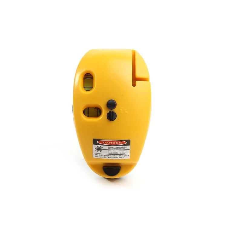 Mini Laser Level Measuring Ruler Mouse 2 Laser Lines 2 Bubbles Vials