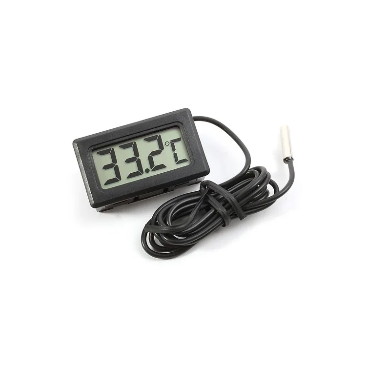 Mini Digital Thermometer LCD Display Insert Panel Design TPM-10