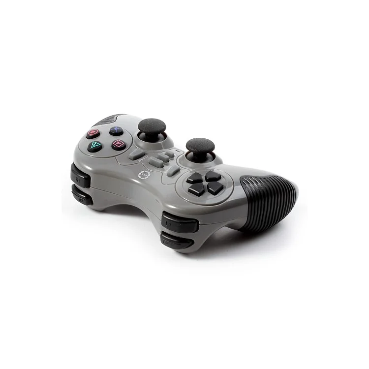 JITE CX-506 2.4G Wireless Dual Shock USB PC Controller Game Pad Joystick for Sony PS2 PS3 - Grey
