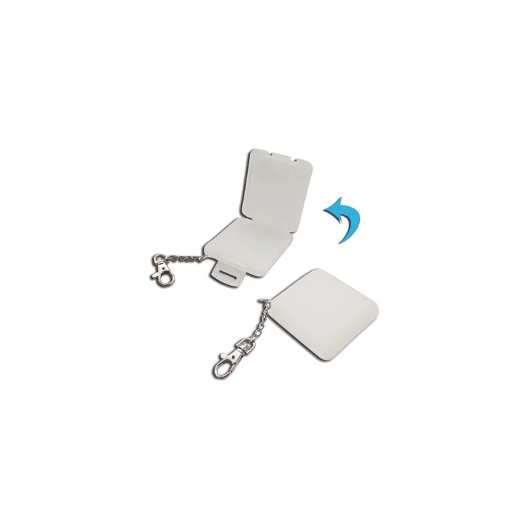 Portable Mini Micro SD SIM Memory Card Holder Case with Keychain