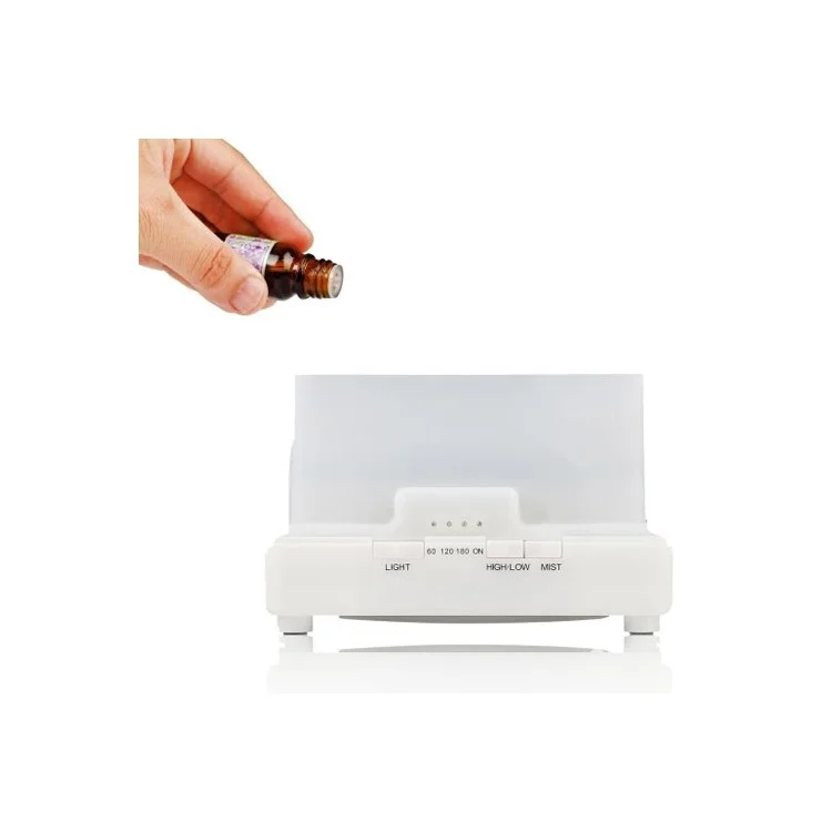 700ml Ultrasonic Aroma Diffuser Aromatherapy Humidifier w/ Colorful LED