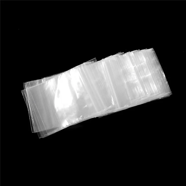 100pcs/Lot Transparent Resealable Ziplock Bag Packaging Bags, Size: 16 x 24cm