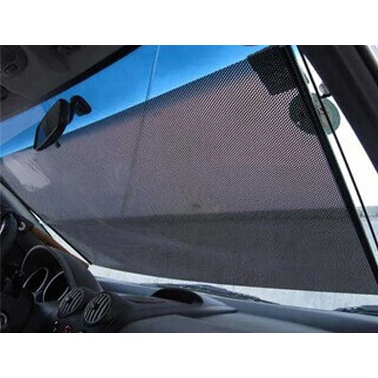 Black Mesh Roll-up Back Window Sun Shield Curtain with Suction Cups Attachment, Size: 40 x 125cm