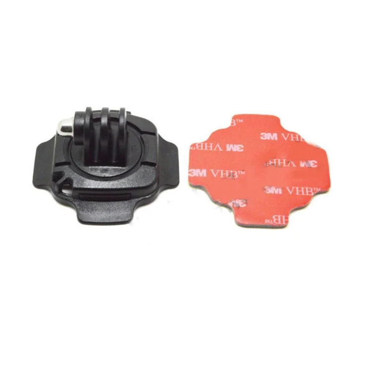 360 Degrees Rotation Helmet Mount with Sticker for Gopro Hero 3+ / 3 / 2 / 1