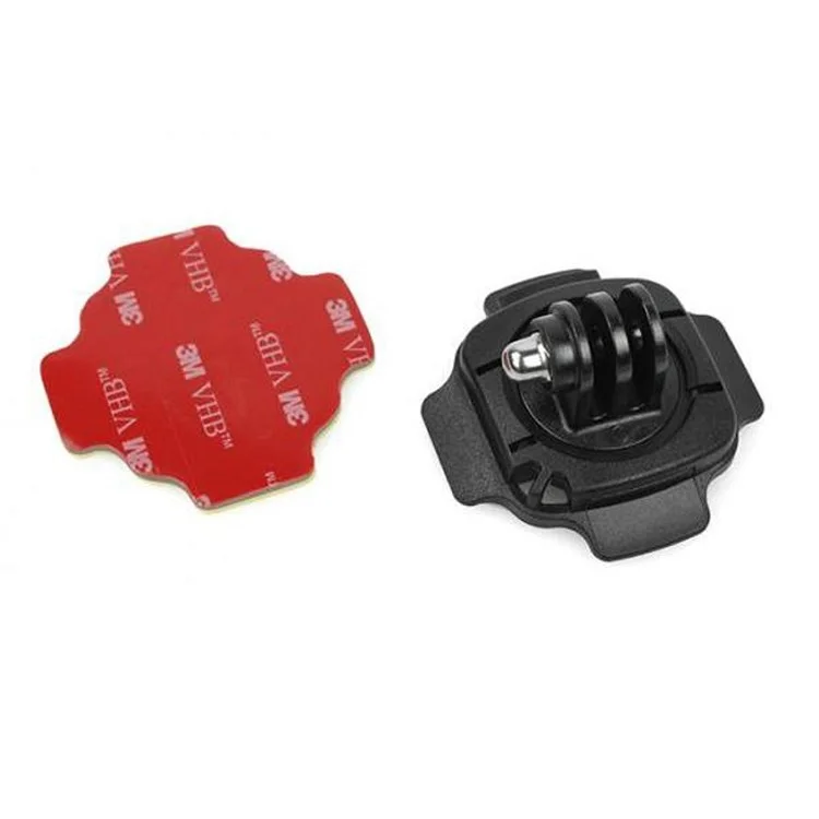 360 Degrees Rotation Helmet Mount with Sticker for Gopro Hero 3+ / 3 / 2 / 1