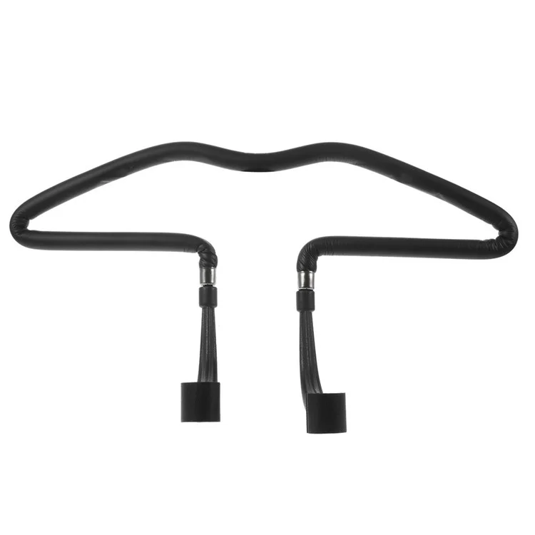 Chrome Steel Car Coat Hanger Seat Headrest Clothes Holder - Black