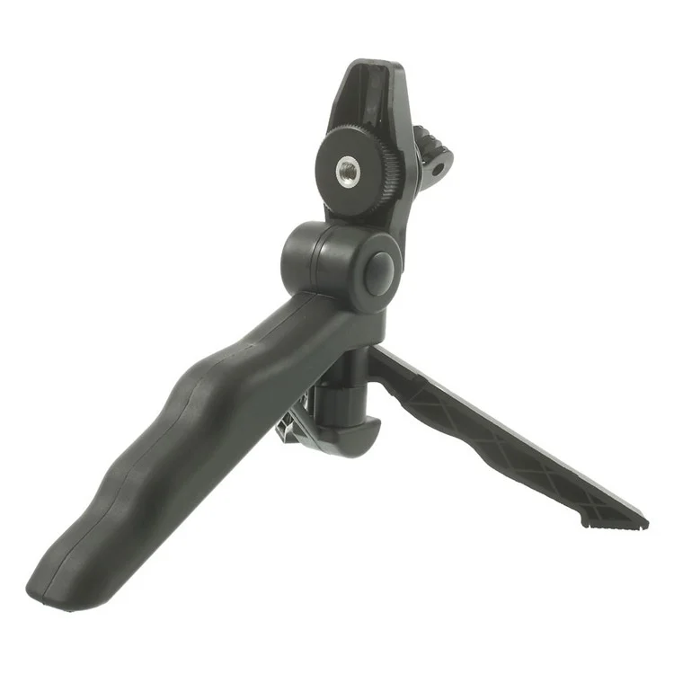 Black Foldable Pistol Style Grip Tripod w/ Mount Adapter for Gopro Hero 2 3 3+
