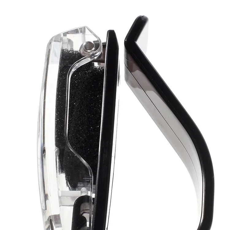 Car Visor Glasses Clip Sunglasses Ticket Holder - Silver