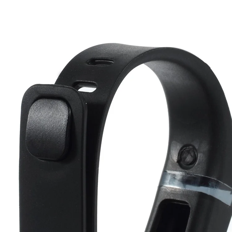 Black Replacement TPU Wristband with Clasp for Fitbit Flex, Length: 22.5cm