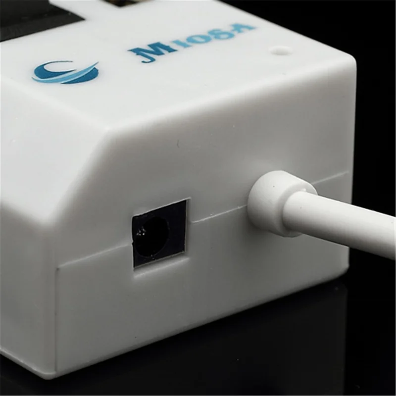 4 Port Hi-Speed USB 2.0 HUB w/ ON/OFF Switch for Laptop PC - White