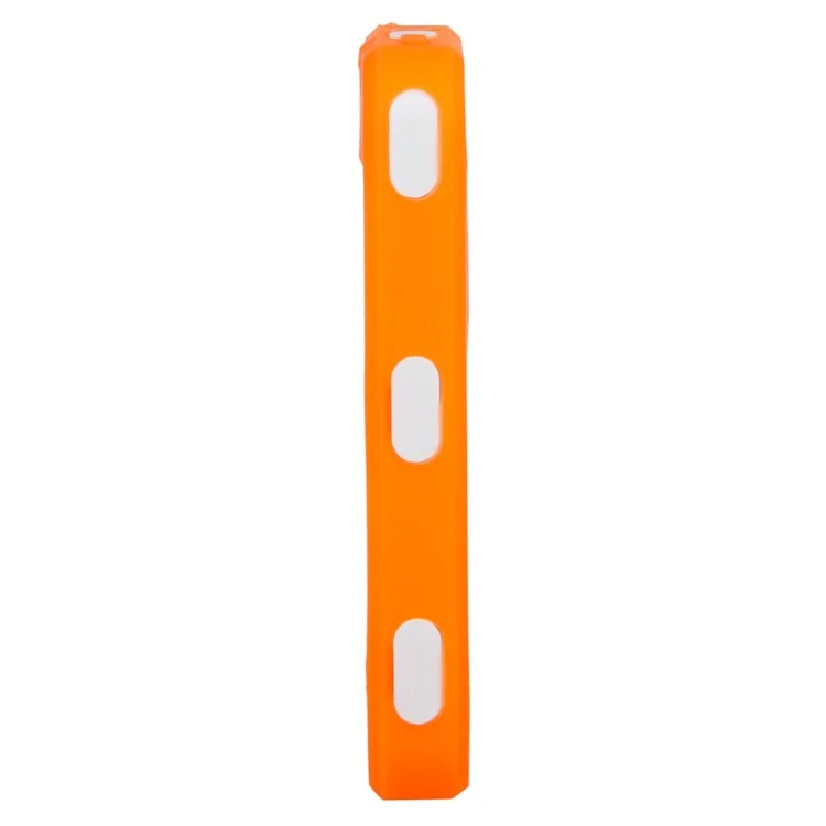 Defender Impact PC + Silicone Combo Case for iPhone 4 4S - White / Orange