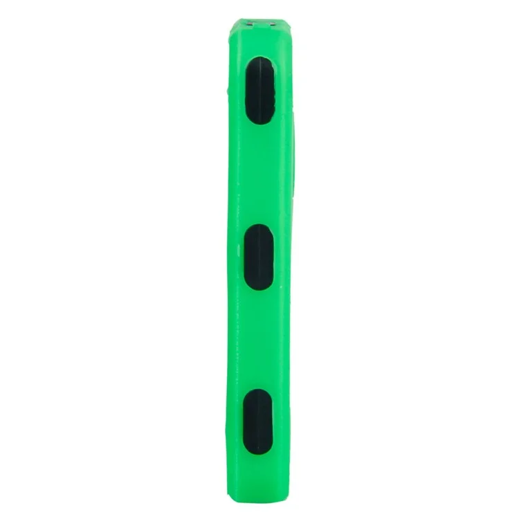 Heavy Duty Hybrid Defender Armor Case Cover for iPhone 4 4S - Black / Green