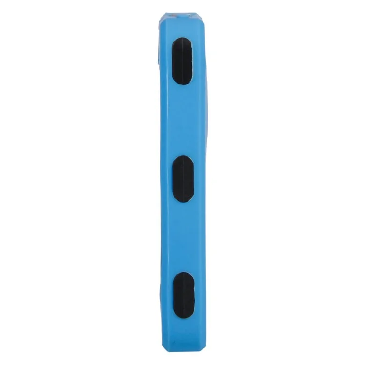 Combo Defender Heavy Duty Armor Case for iPhone 4 4S - Black / Blue