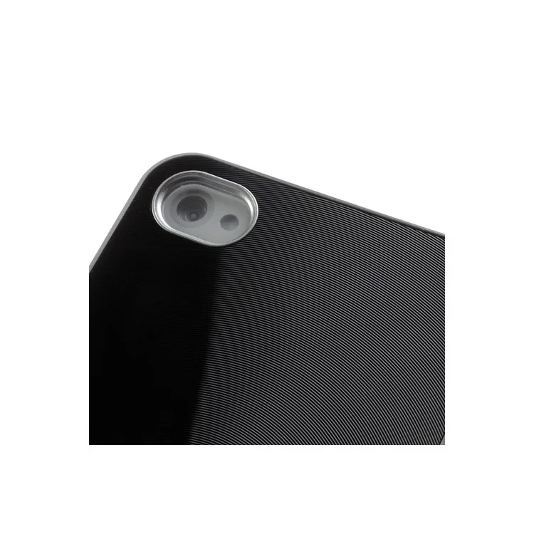 Black CD Veins Plastic Case Cover for iPhone 4 4S