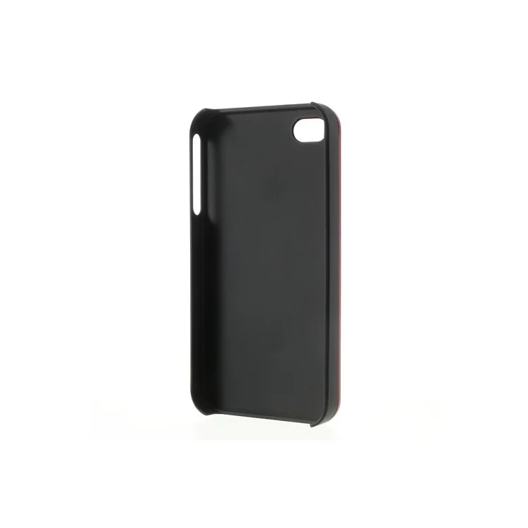 Red MOTOMO for iPhone 4 4S Brushed Aluminum Metal Hard Case Accessory