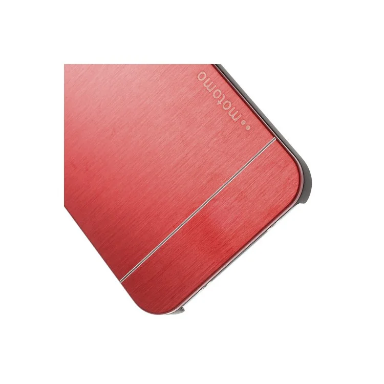Red MOTOMO for iPhone 4 4S Brushed Aluminum Metal Hard Case Accessory
