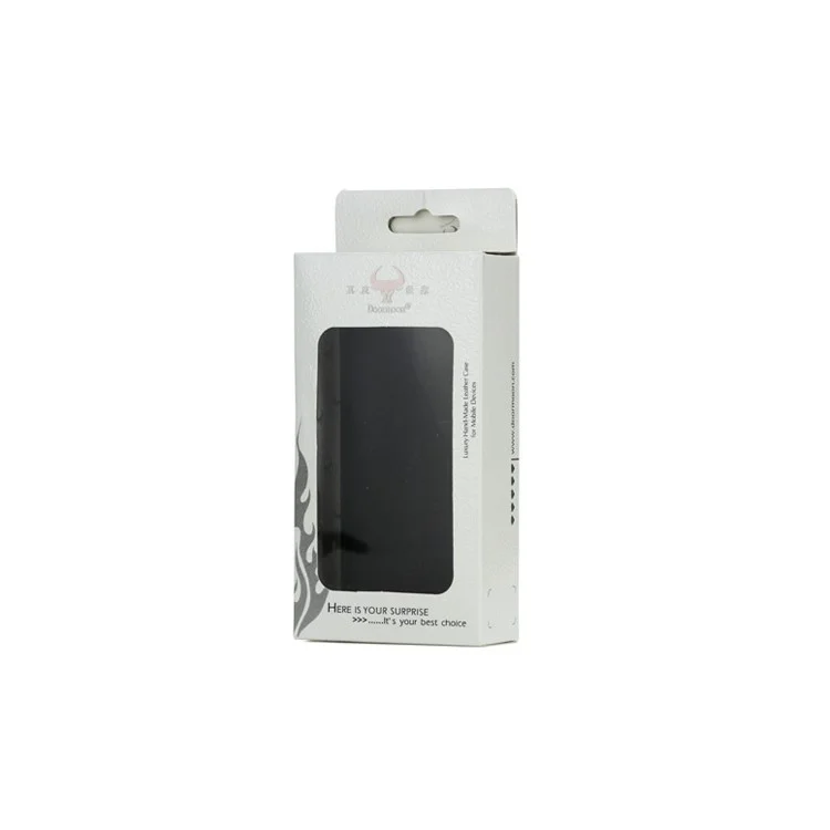 Doormoon Genuine Real Wallet Leather Case for iPhone 5 with Stand - Black