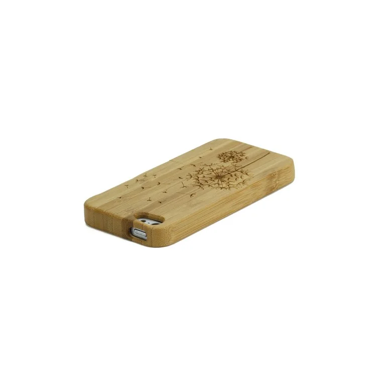 iPhone 5 Dandelion Design Hard Protective Shell - Bamboo