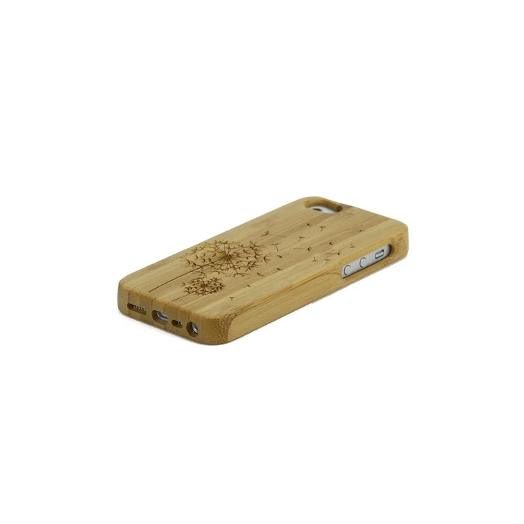 iPhone 5 Dandelion Design Hard Protective Shell - Bamboo