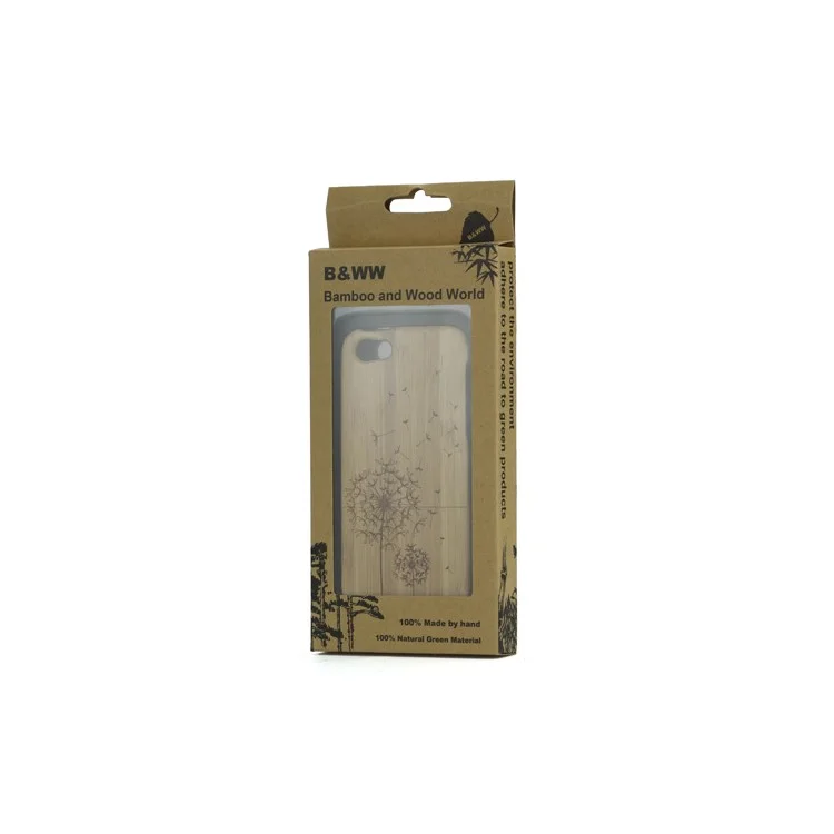 iPhone 5 Dandelion Design Hard Protective Shell - Bamboo