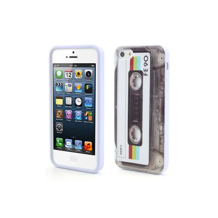 Cassette Tape TPU Back Case for iPhone 5 5s