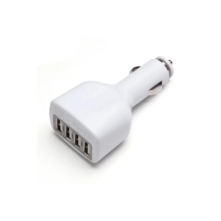 4-Port USB Car Charger Adapter for iPhone iPad iPod Samsung HTC Sony Nokia LG etc