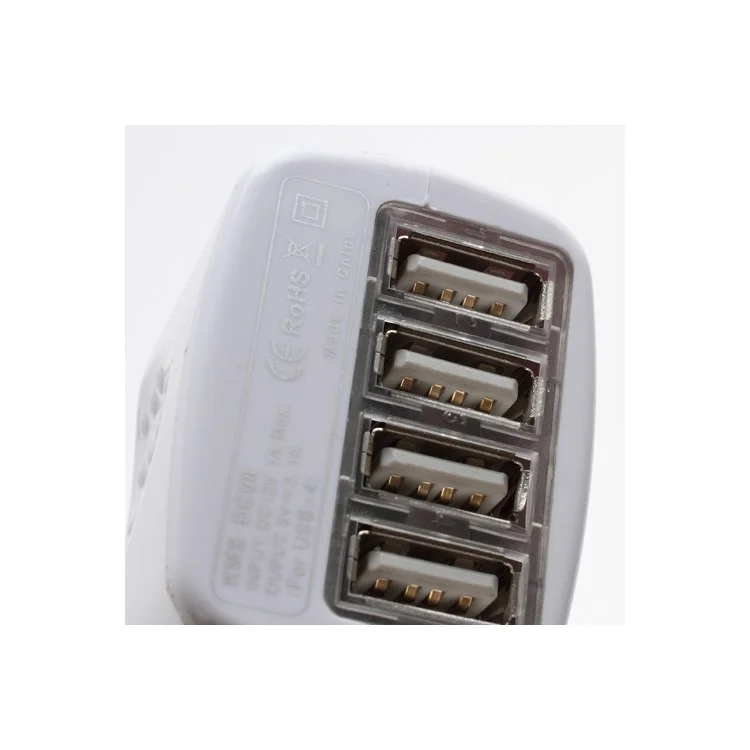 4-Port USB Car Charger Adapter for iPhone iPad iPod Samsung HTC Sony Nokia LG etc