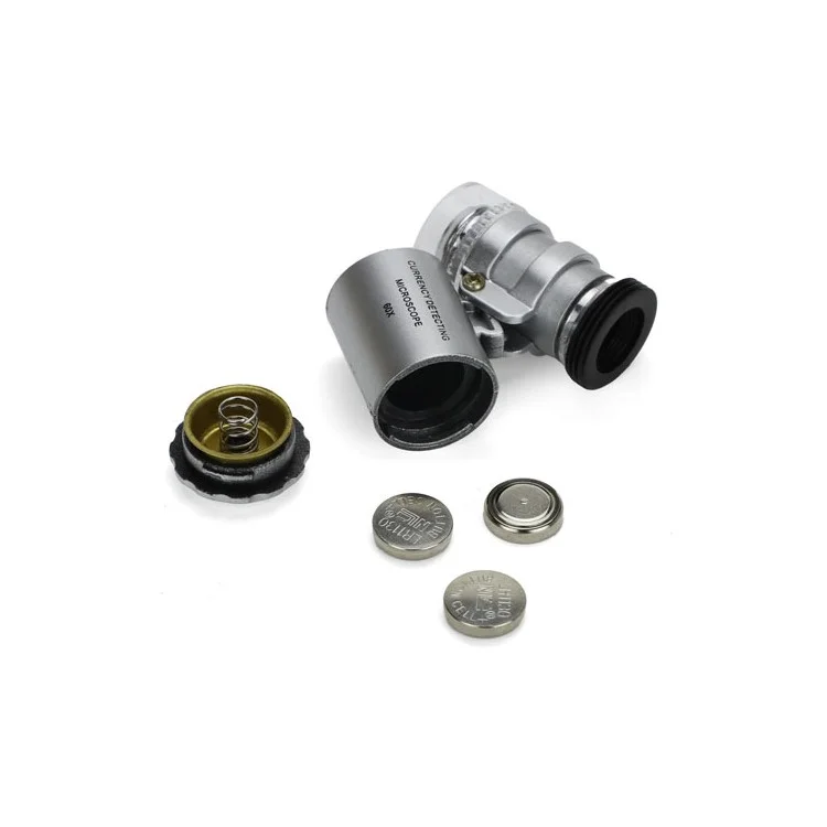 60X Zoom LED Micro Lens Microscope for iPhone 5 with Protective Cover