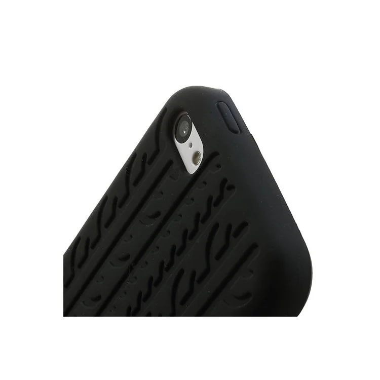 Black Tire Tread Silicone Case for iPhone 5c