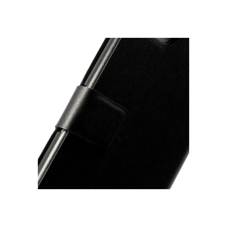Black Doormoon Wallet Genuine Leather Case with Stand for iPhone 5c