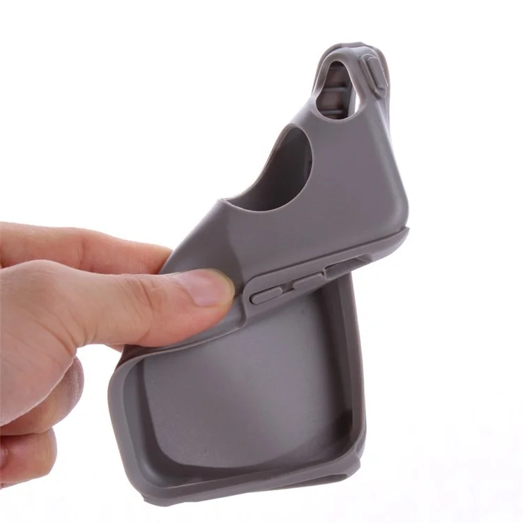 Shockproof Drop-resistant PC + TPU Hybrid Case for iPhone 5c - Grey / White
