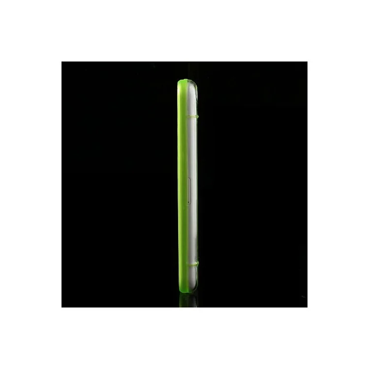 Green for iPhone 5c Noctilucent Transparent PC & TPU Hybrid Case