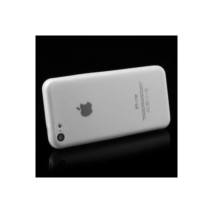 0.3mm Ultra Slim Hard Plastic Cover Case for iPhone 5C - Transparent