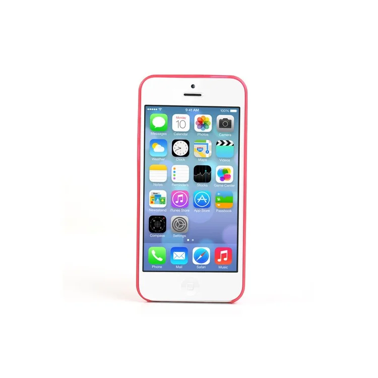 0.3mm Ultra Slim Plastic Cover for iPhone 5C - Red