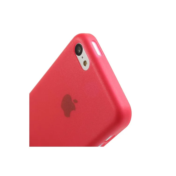 0.3mm Ultra Slim Plastic Cover for iPhone 5C - Red