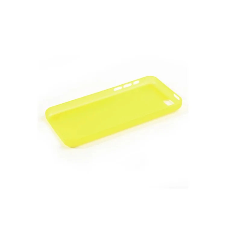 0.3mm Ultra Slim Plastic Case for iPhone 5C - Yellow